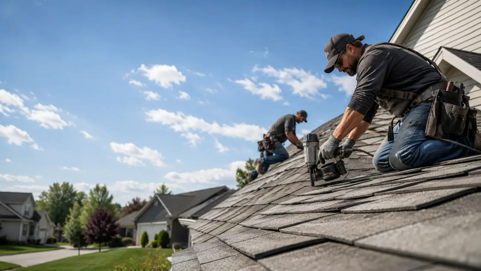 Storm Damage Roof Repair in Harrah, WA near me